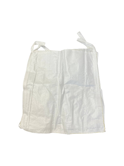 White Woven 1 Tonne Bulk Bags – 90 x 90 x 90CM 130GSM