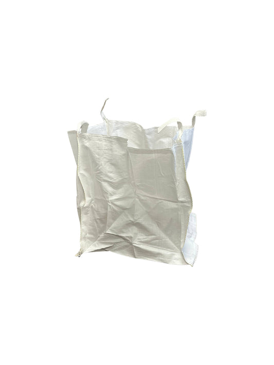 White Woven 1 Tonne Bulk Bags – 90 x 90 x 90CM 130GSM